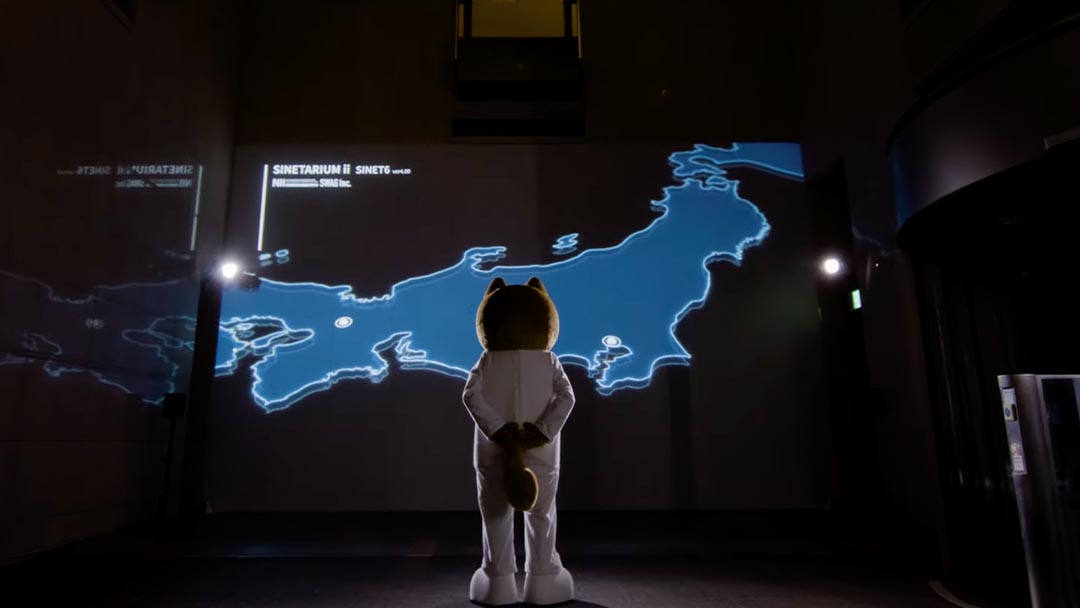 SINETARIUM ii 〜「動いてあたりまえ」のネットワークインフラの重要性を可視化／国立情報学研究所 企画展示紹介